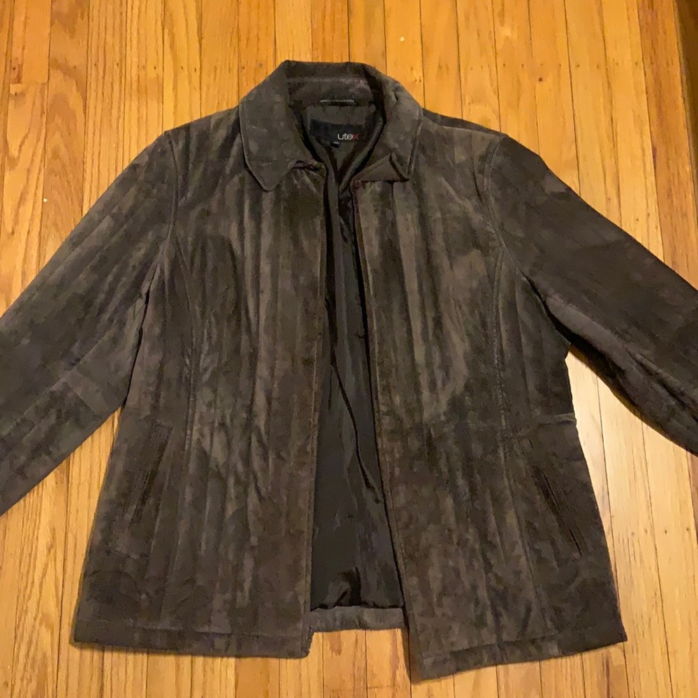 Light-Weight Suede Brown Jacket.